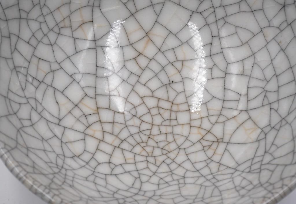 1959 Harding Black Crackle Glaze Bowl - 5