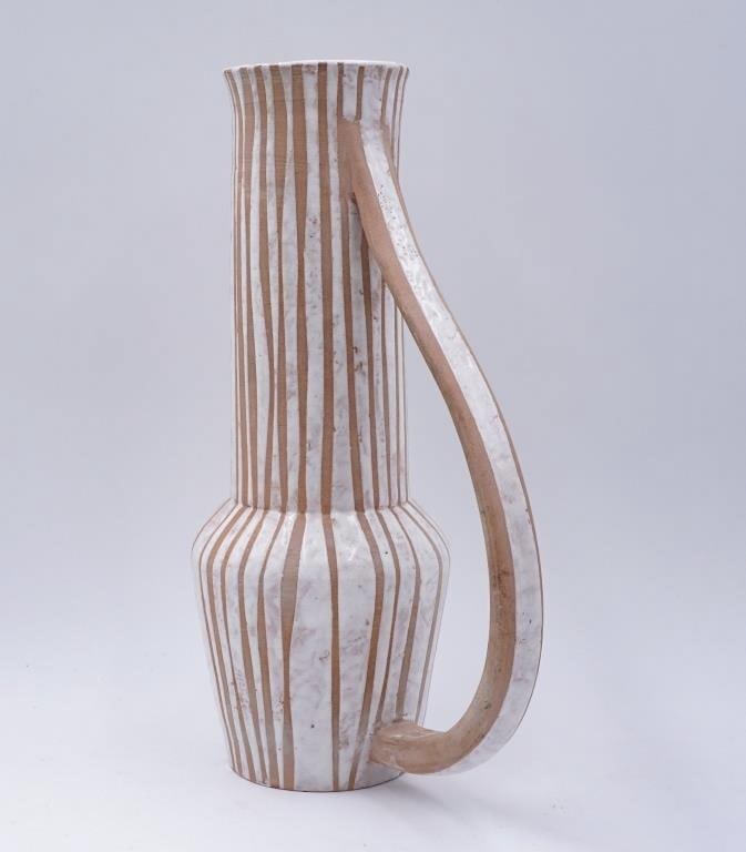 Mid 20th Century Joel Edwards Sculptural Pottery Pitcher - 2