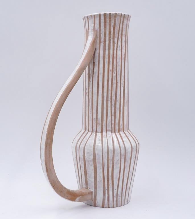 Mid 20th Century Joel Edwards Sculptural Pottery Pitcher - 4