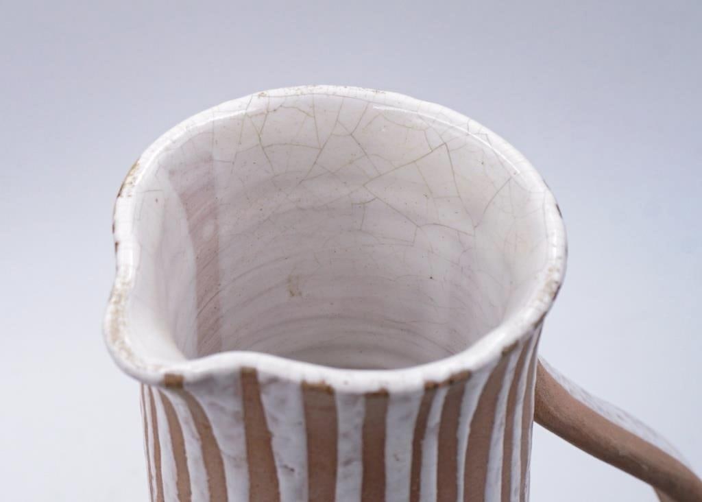 Mid 20th Century Joel Edwards Sculptural Pottery Pitcher - 7