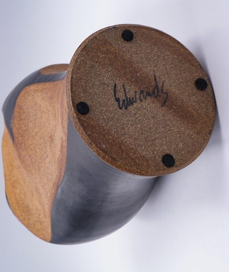 Mid 20th Century Joel Edwards Sculptural Pottery Vase - 3