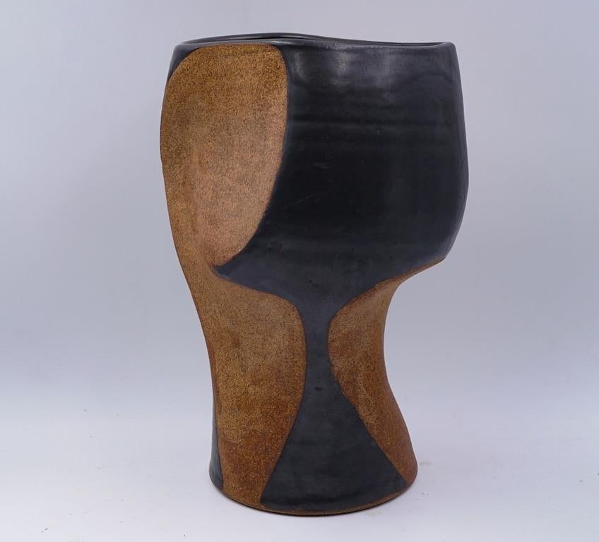 Mid 20th Century Joel Edwards Sculptural Pottery Vase - 4