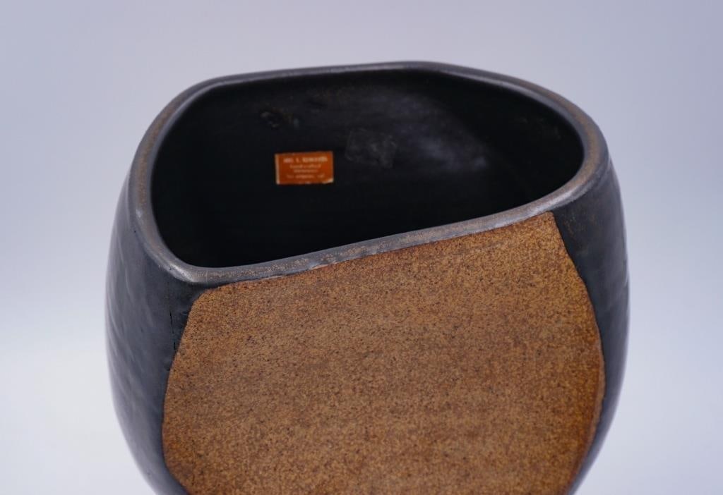 Mid 20th Century Joel Edwards Sculptural Pottery Vase - 6