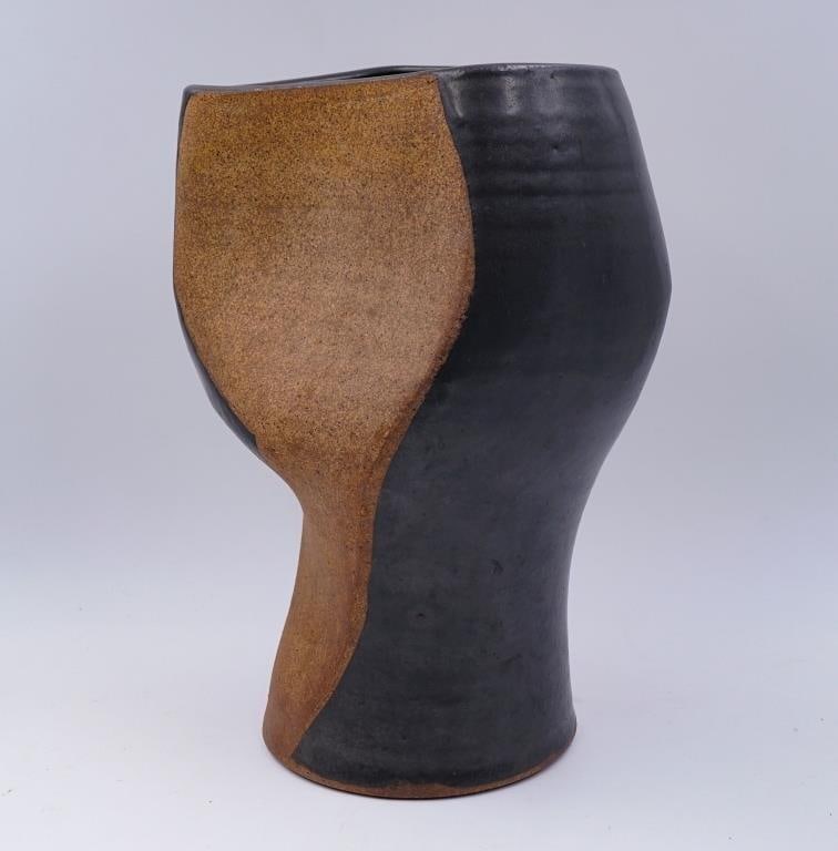 Mid 20th Century Joel Edwards Sculptural Pottery Vase - 7