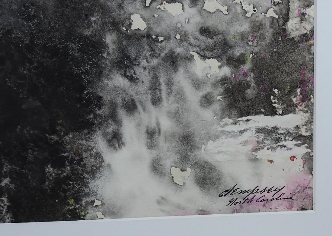 Mid 20th Century Richard Dempsey Abstract Watercolor Painting - 3