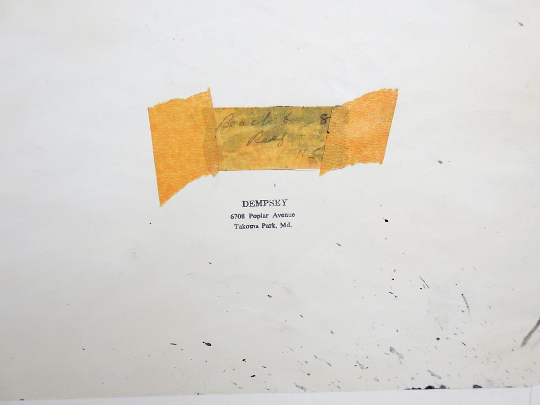 Mid 20th Century Richard Dempsey Abstract Watercolor Painting - 4