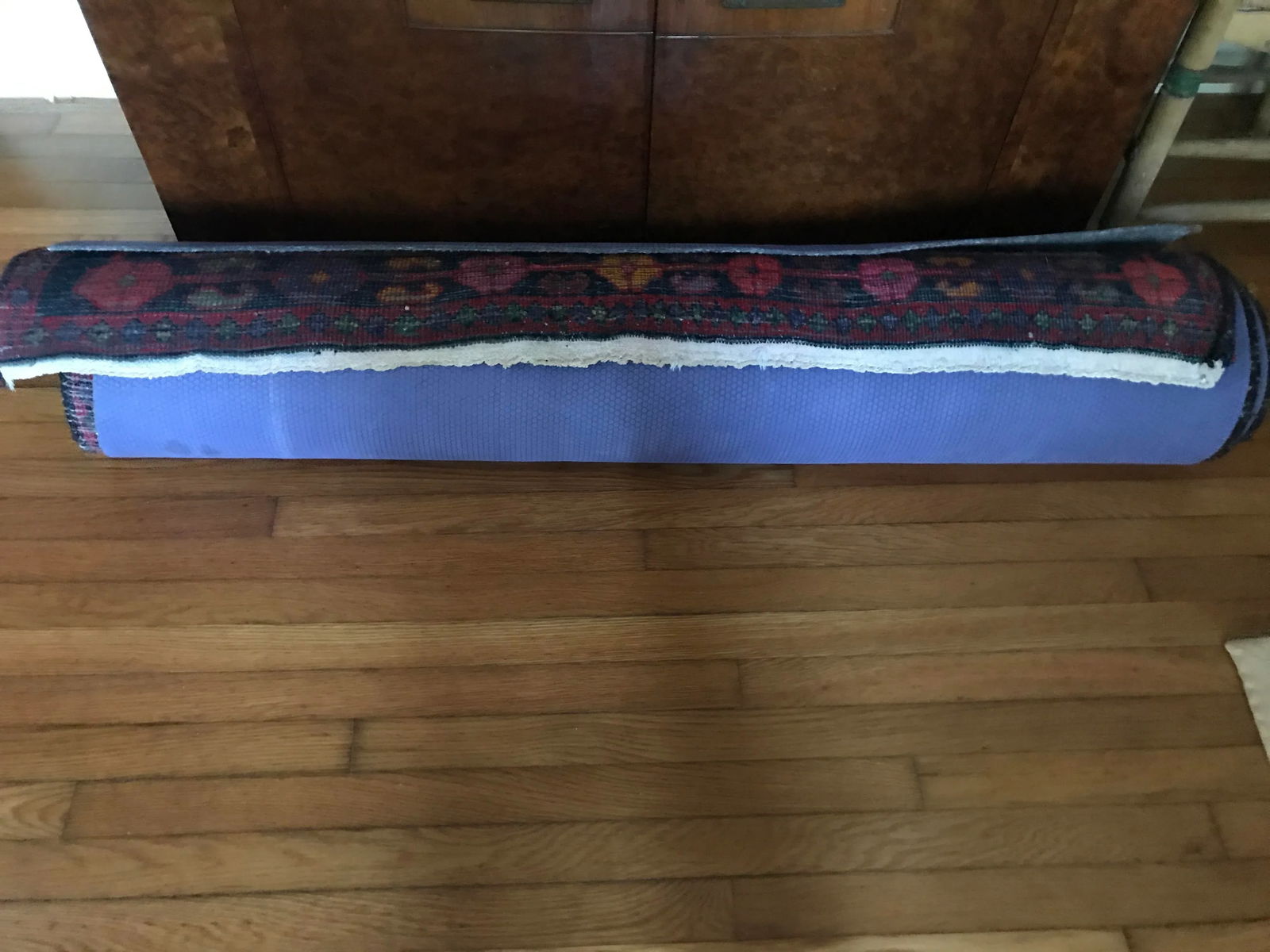 Vintage Handwoven Wool Rug-5x9' - 5