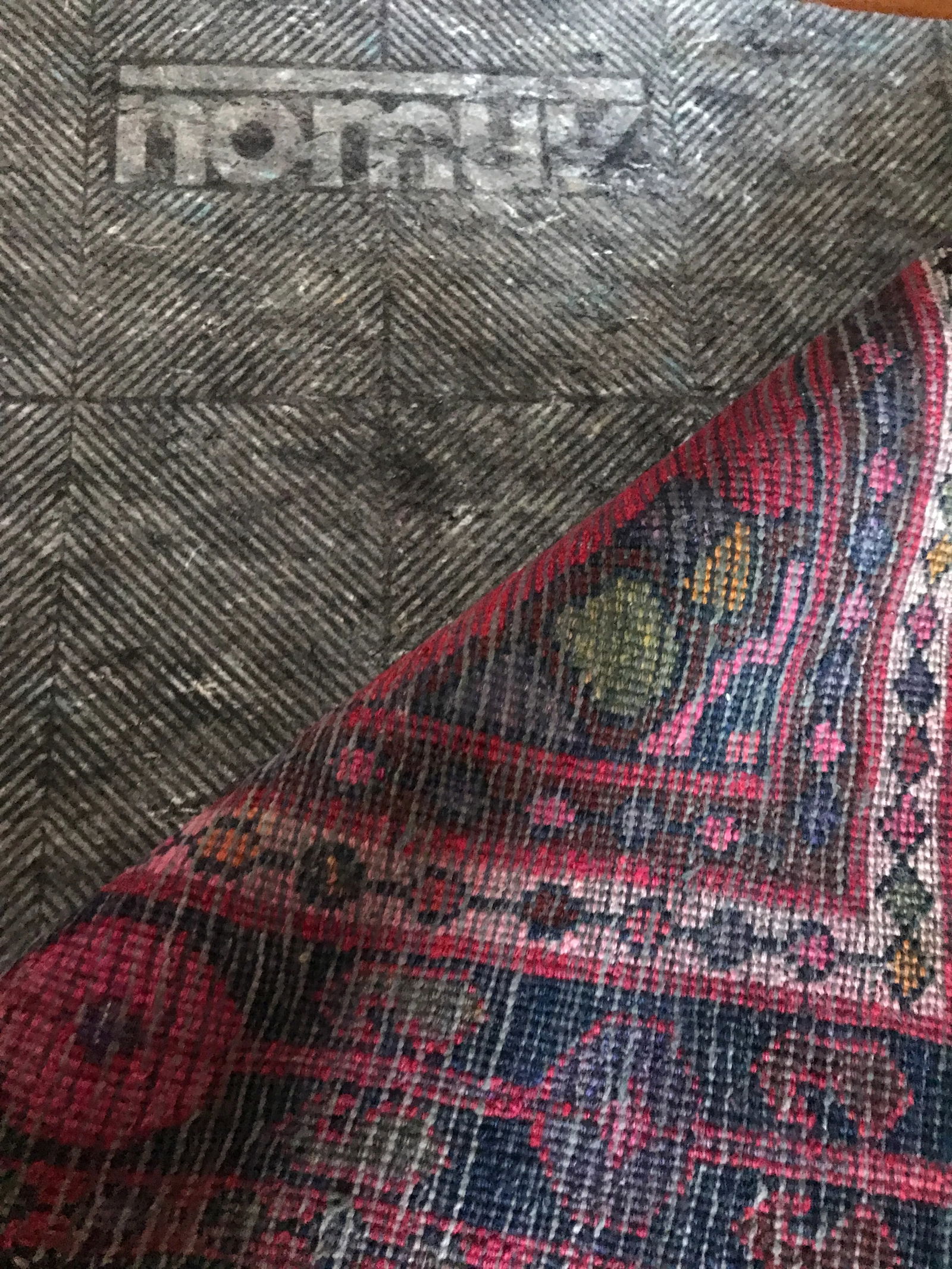 Vintage Handwoven Wool Rug-5x9' - 7