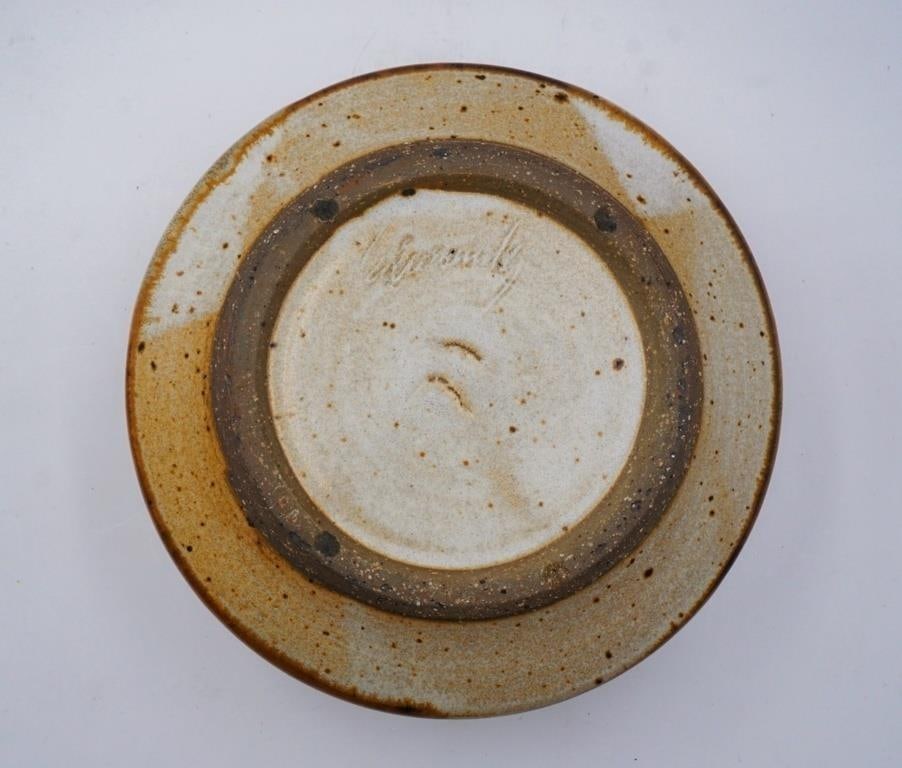 Mid 20th Century Joel Edwards Abstract Pottery Catchall Ashtray - 6