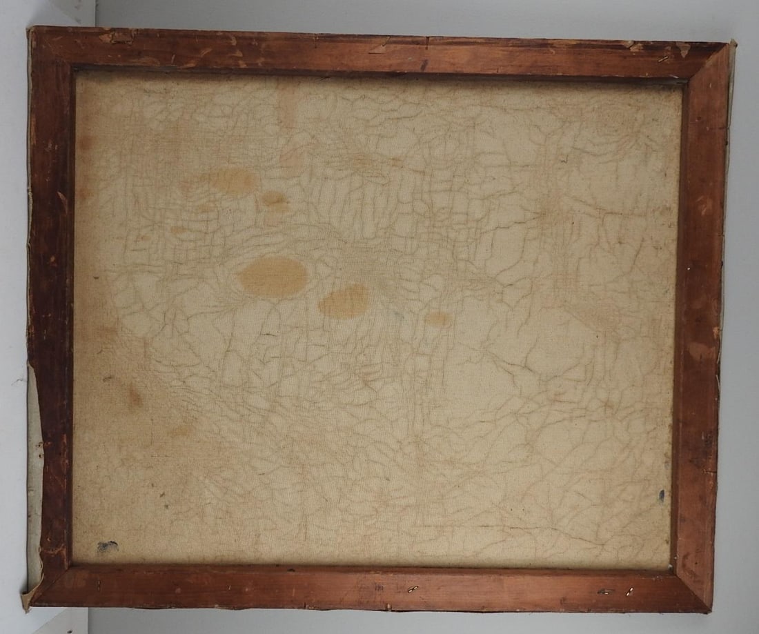 Early 20th Century Impressionist Lone Tree Stormy Landscape Painting - 8