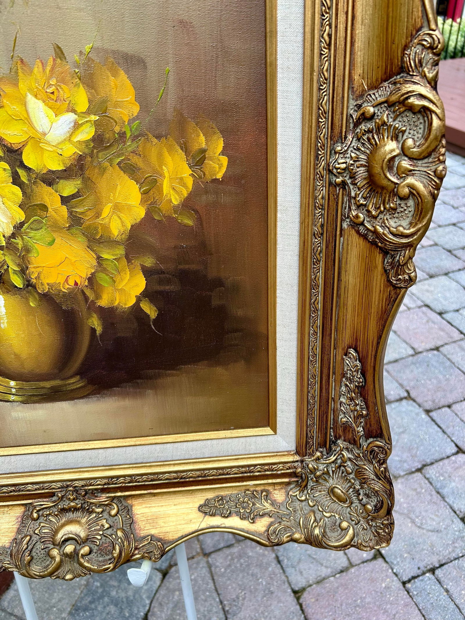 Mid 20th Century Original, Large, Signed, Robert Cox, Floral/Botanical Still Life Bouquet, Oil Paint - 5