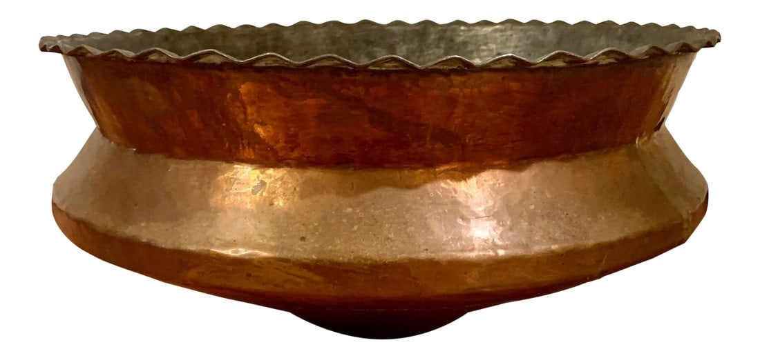 Persian Hammered Copper Bowl
