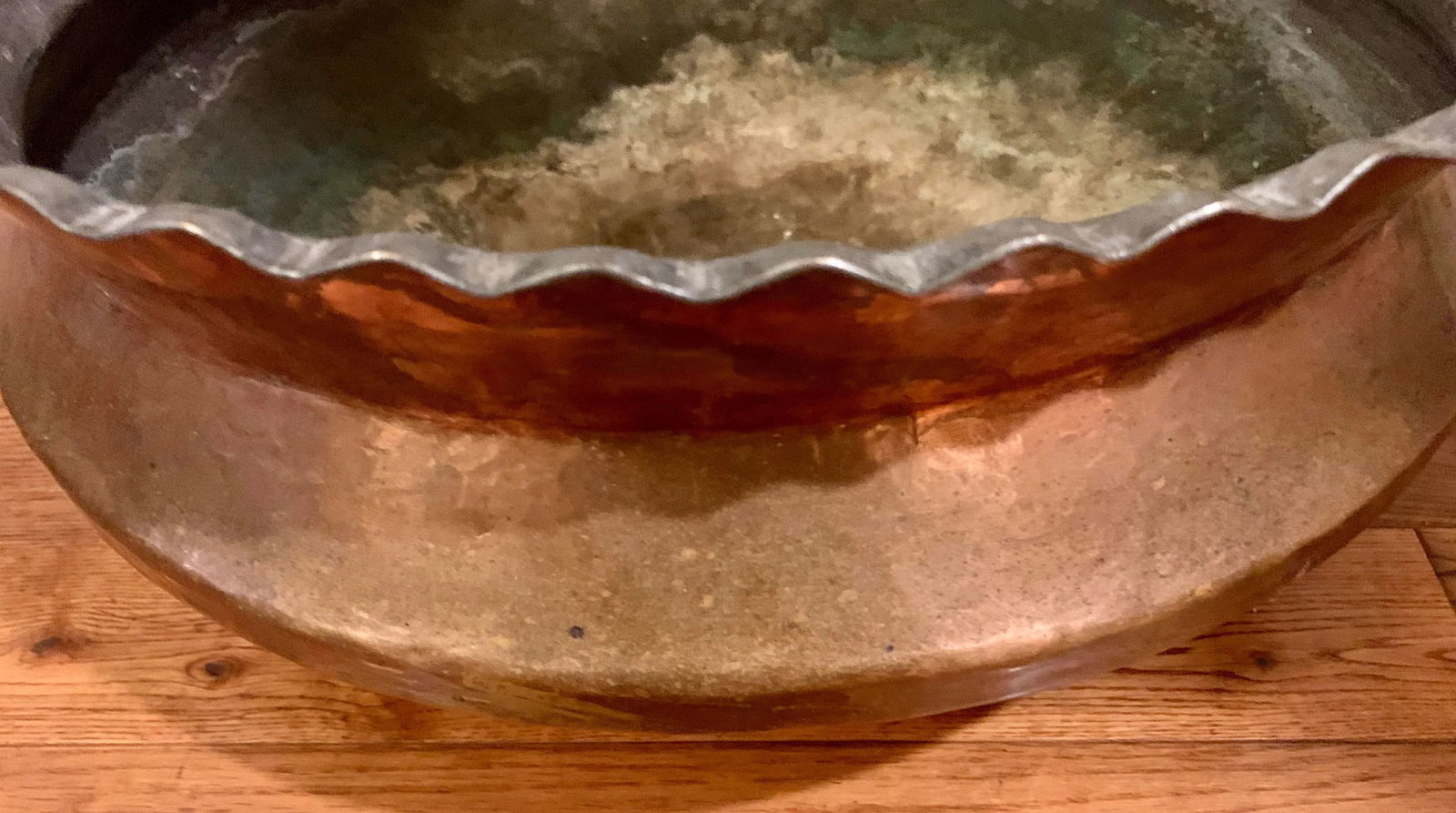 Persian Hammered Copper Bowl - 2
