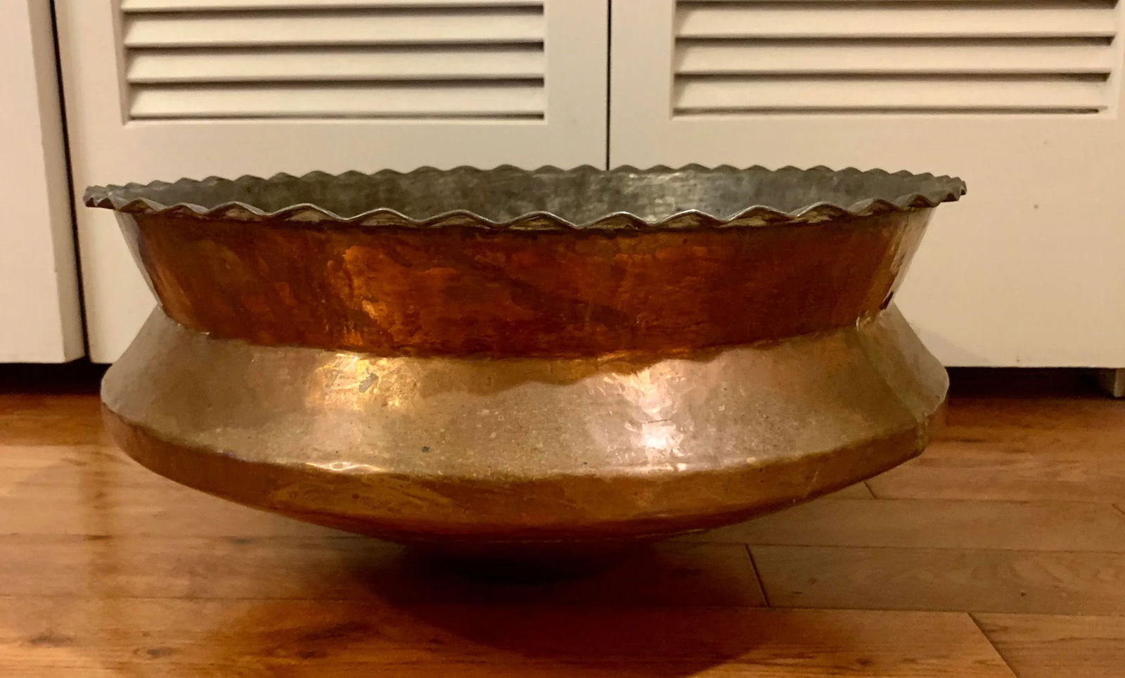 Persian Hammered Copper Bowl - 4