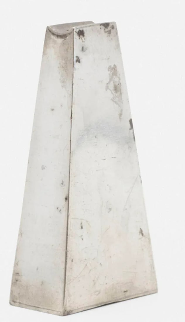 Paul Evans Salt and Pepper Shakers in Pewter, Circa 1955 - 4