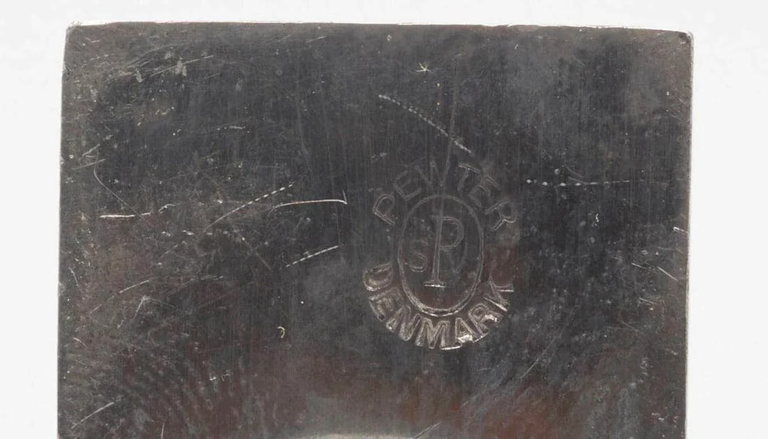 Paul Evans Salt and Pepper Shakers in Pewter, Circa 1955 - 9