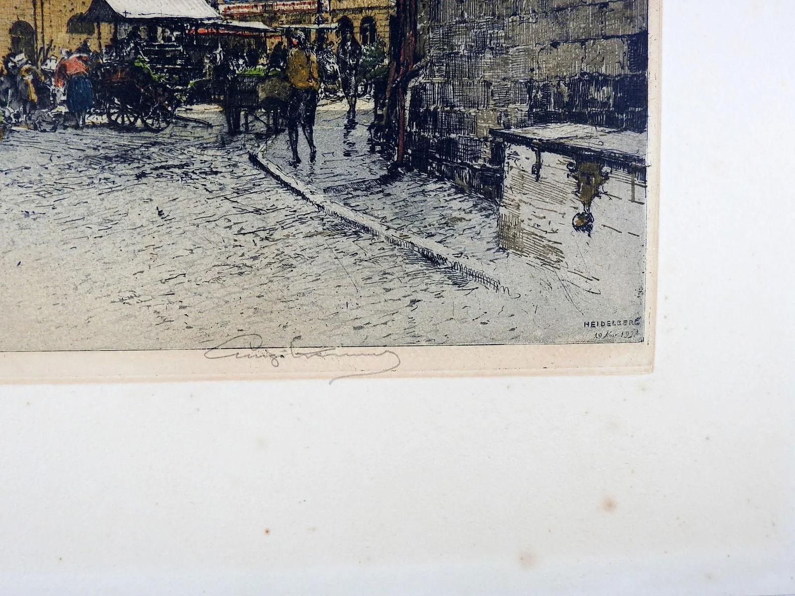 1920s Luigi Kasimir Heidelberg Etching - 2