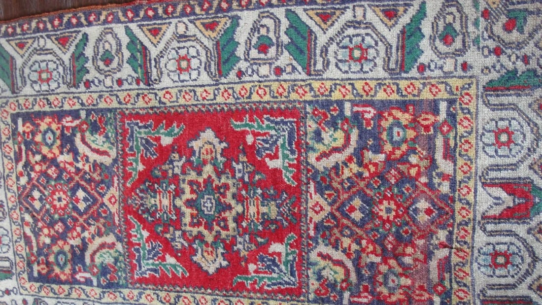 19th Century Antique Turkish Yastik Rug-1"šÃ„Ã´8"šÃ„Ã - 11