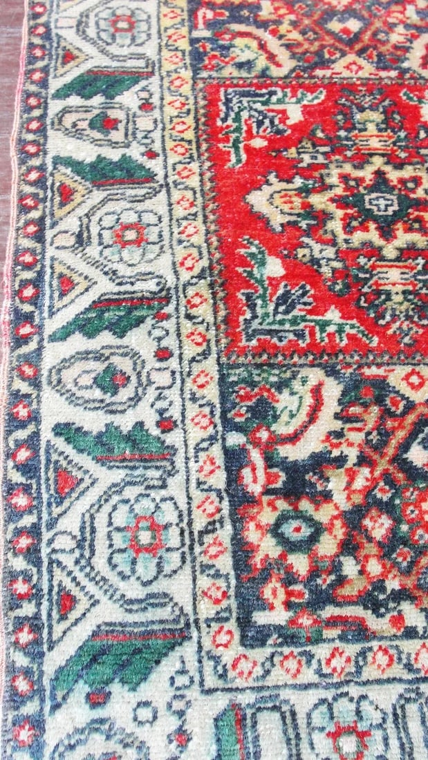 19th Century Antique Turkish Yastik Rug-1"šÃ„Ã´8"šÃ„Ã - 5