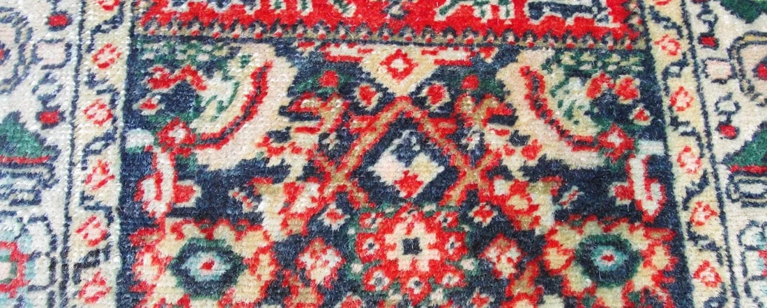 19th Century Antique Turkish Yastik Rug-1"šÃ„Ã´8"šÃ„Ã - 6
