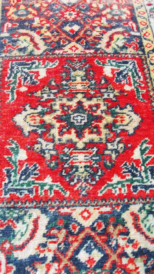 19th Century Antique Turkish Yastik Rug-1"šÃ„Ã´8"šÃ„Ã - 7