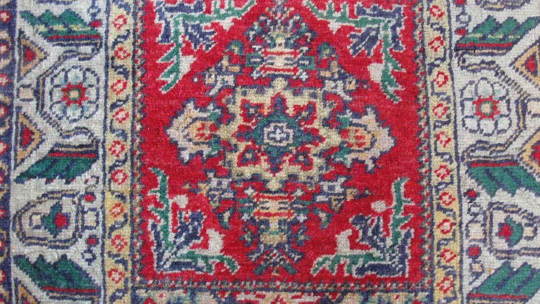 19th Century Antique Turkish Yastik Rug-1"šÃ„Ã´8"šÃ„Ã - 9