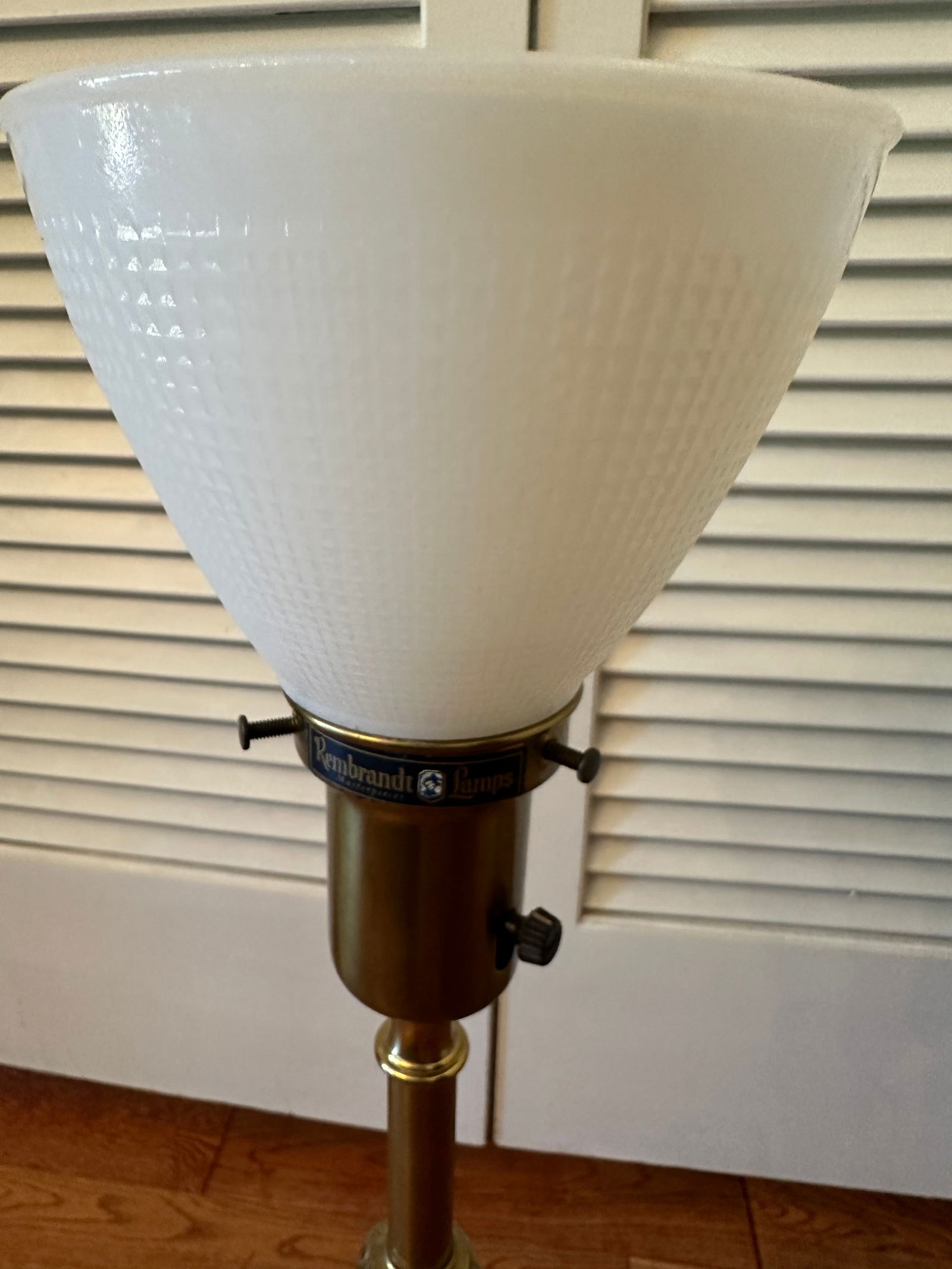 Vintage Rembrandt Onyx and Gilt Metal Patinated Torchiere Table Lamps- A-Pair - 10