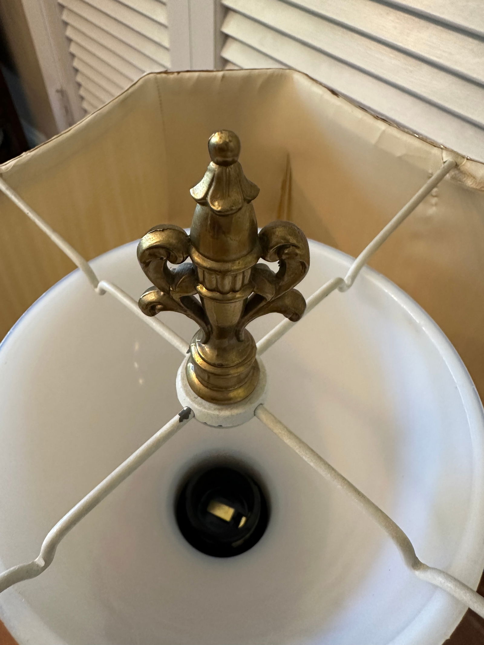 Vintage Rembrandt Onyx and Gilt Metal Patinated Torchiere Table Lamps- A-Pair - 6