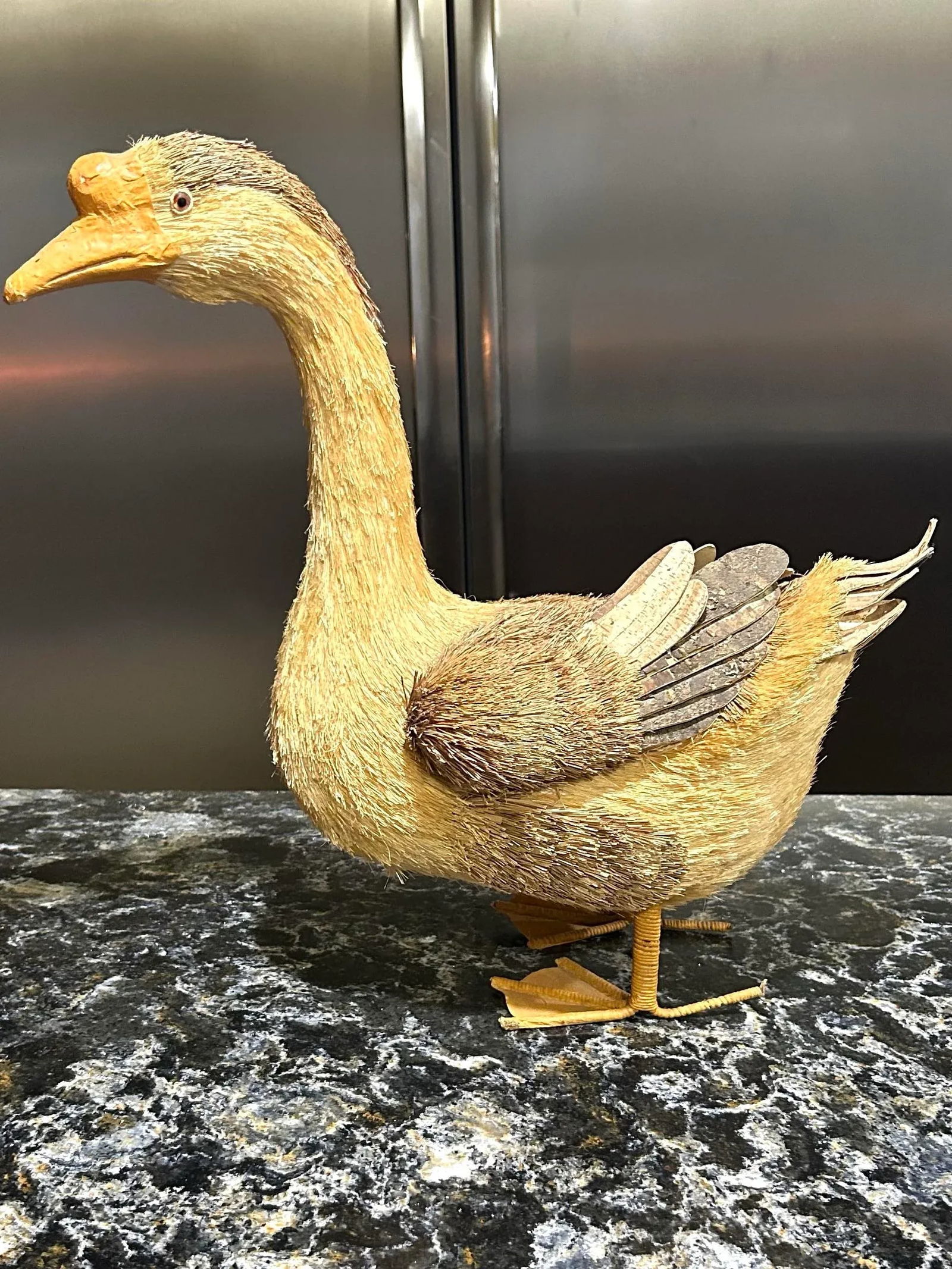 Mid 20th Century Faux Geese Family- Set of 3 - 12