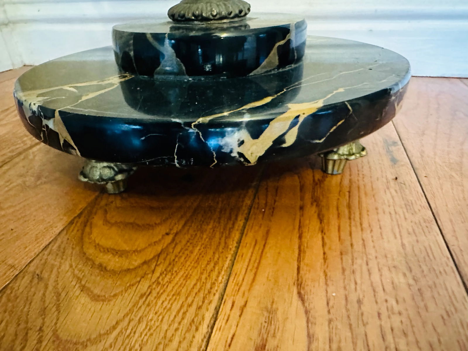 1950s Vintage Italian Rope Metal Gold Gilt Umbrella Form Umbrella Stand - 4