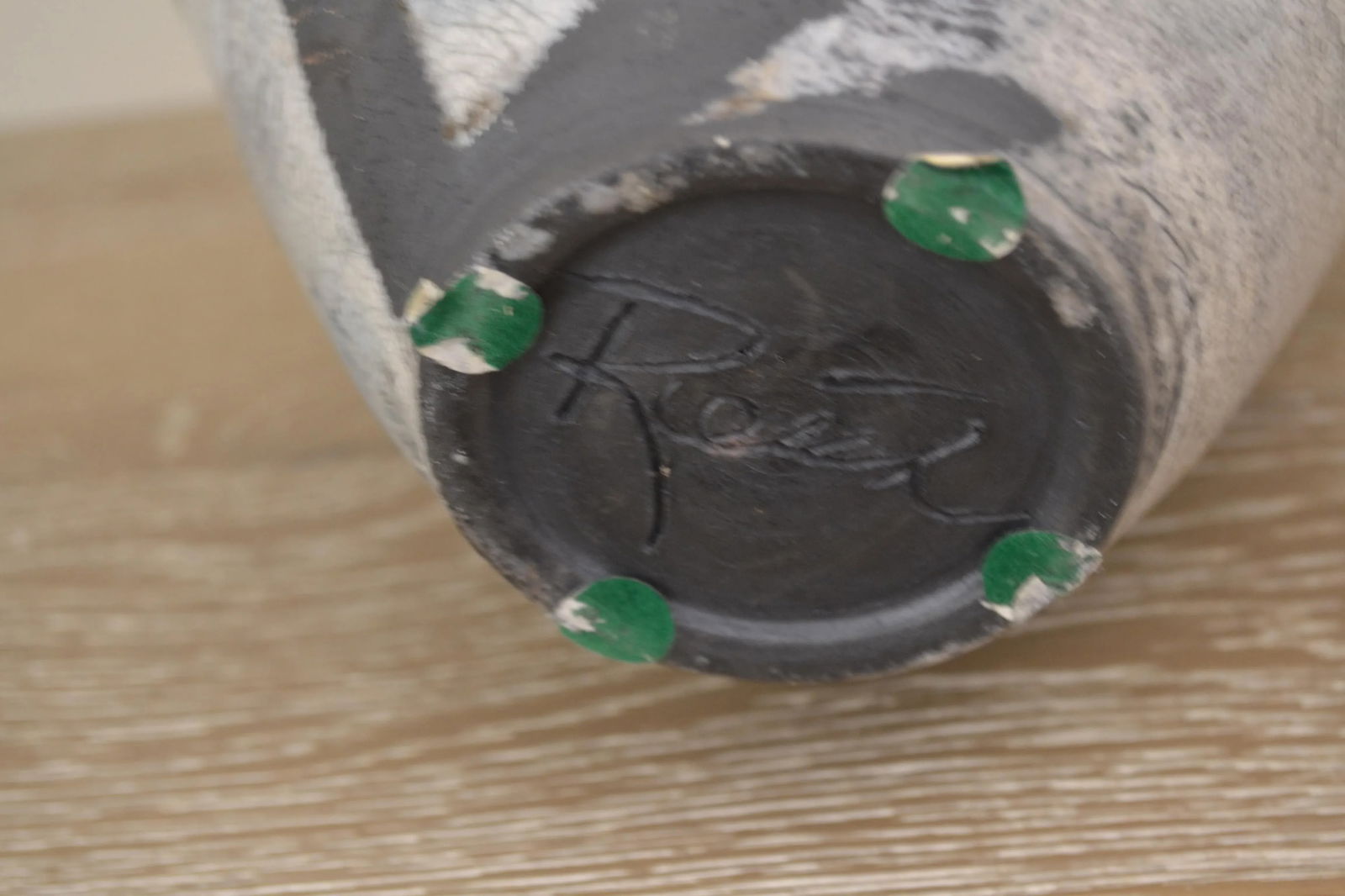 Large Mid 20th Century Raku Pottery Vase - 4