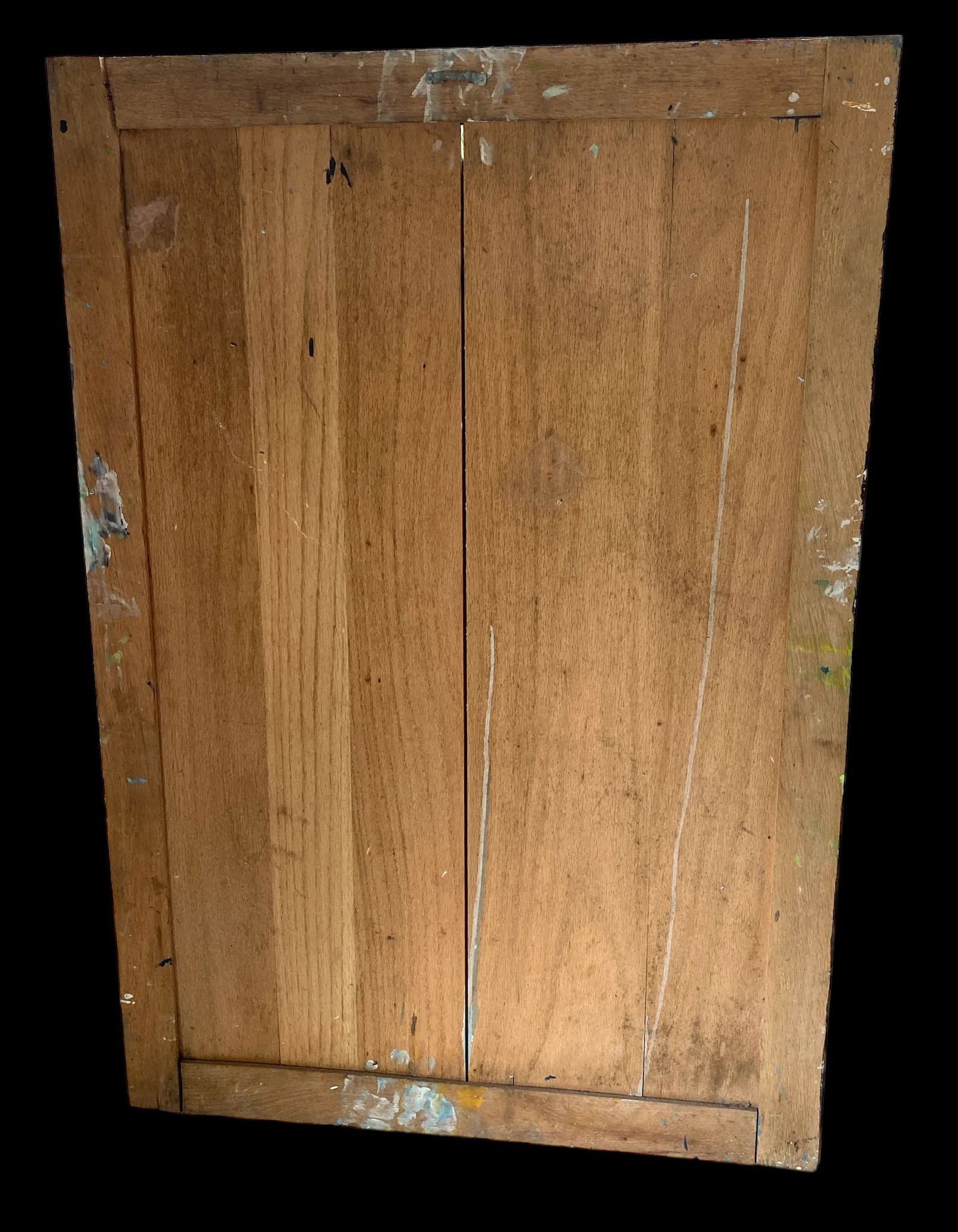 1990s Contemporary Outsider Tramp Art Portrait of a Man Skull in the Style of Jean Michel Basquiat - 7