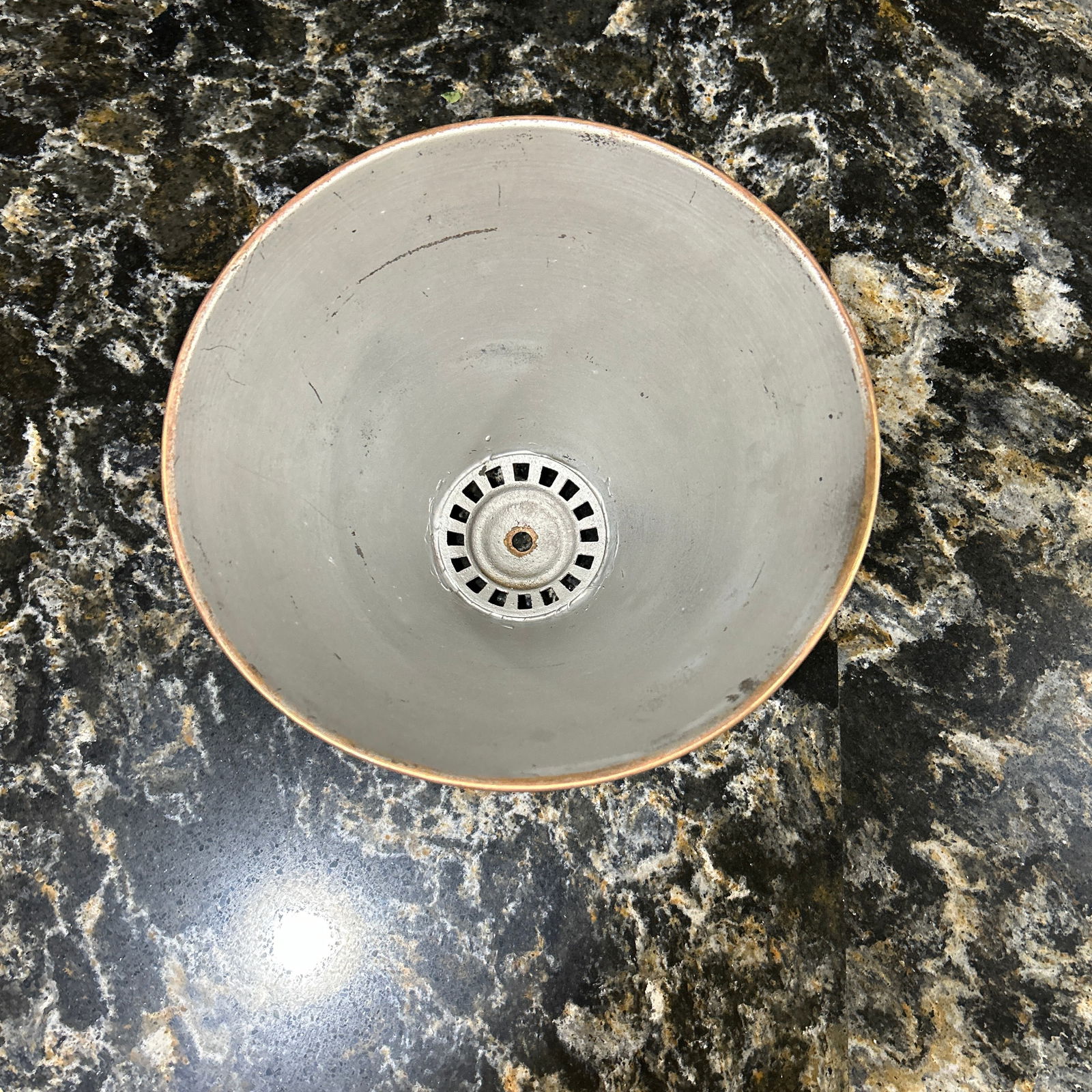 Tapered Brass Shade and Turned Brass Base, Decorative Top, Table Lamp in the Style of New York's P - 11