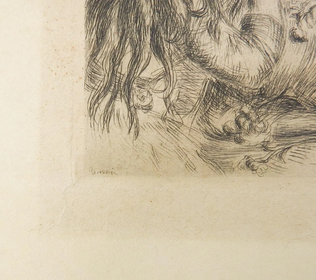 Early 20th Century Renoir Le Chapeau Epingle Etching - 2