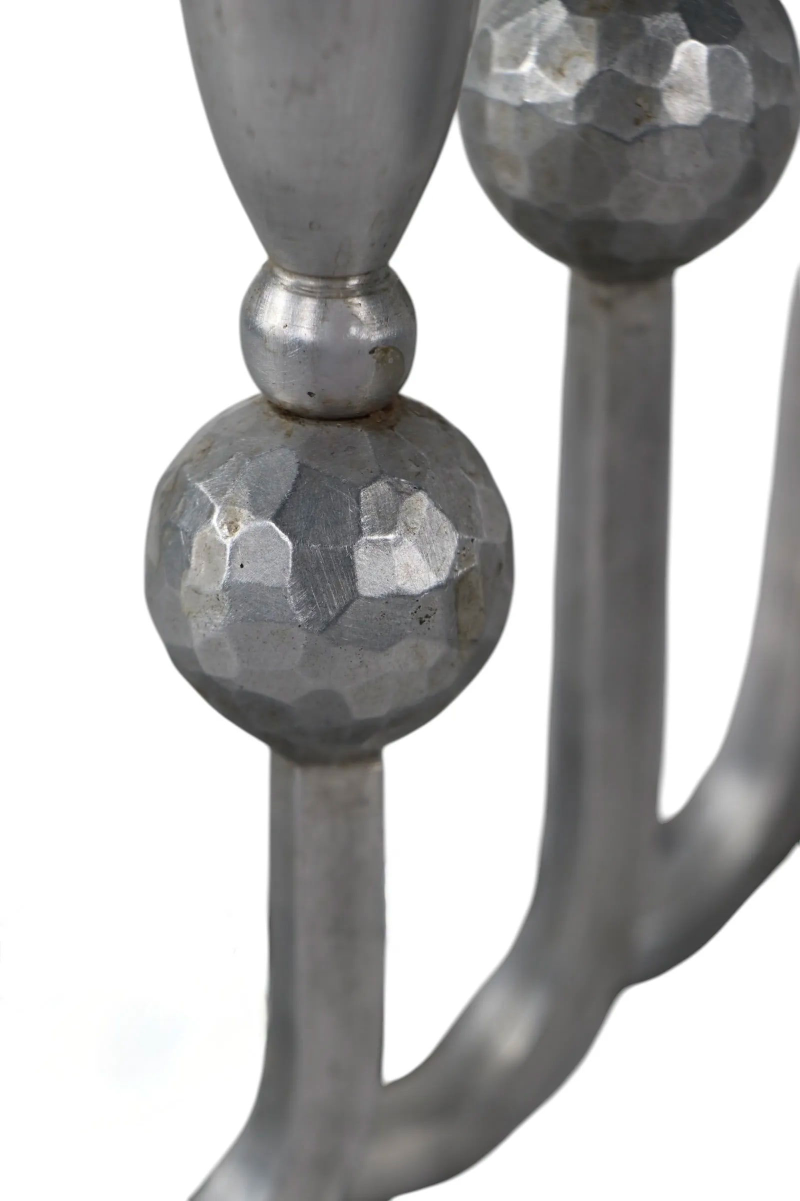 Large Pair of Palmer Smith Four Light Candlesticks - 12