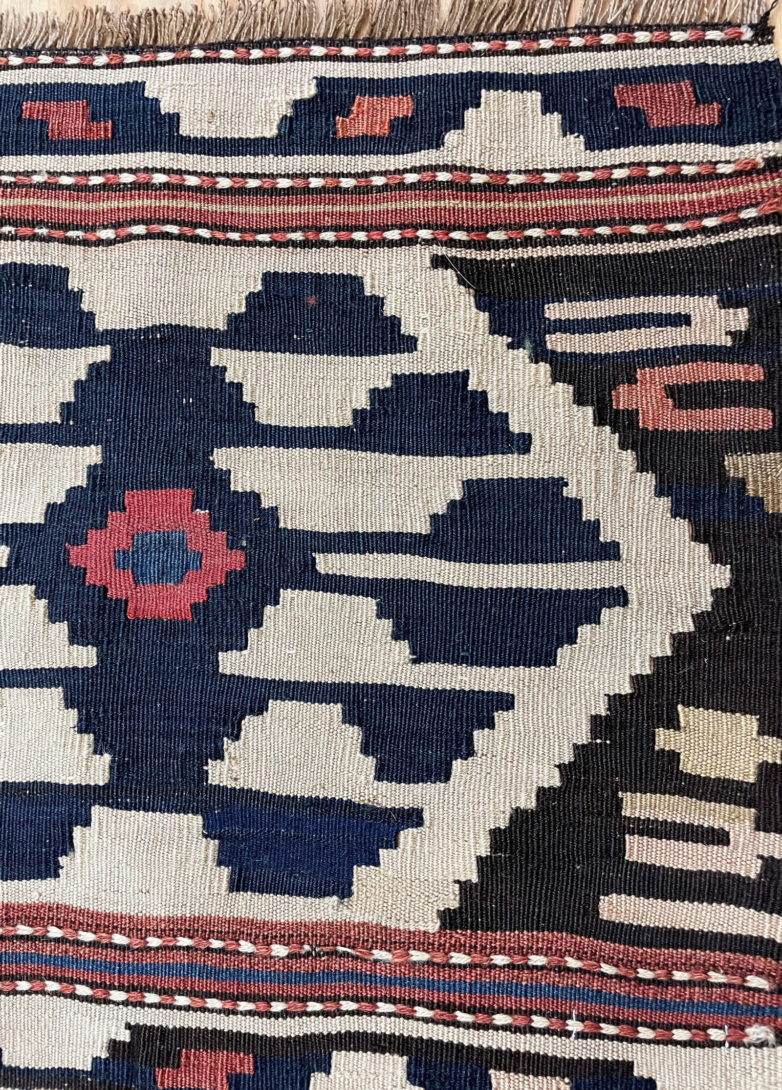 Antique Shahsavan Kilim/Rug, Mafrash C-1900's, - 7