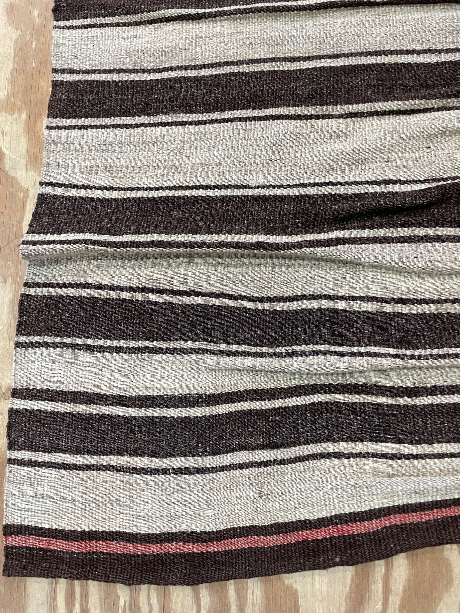 Vintage Mazanderan Kilim Runner,1'5" X 10',c-1970 - 8