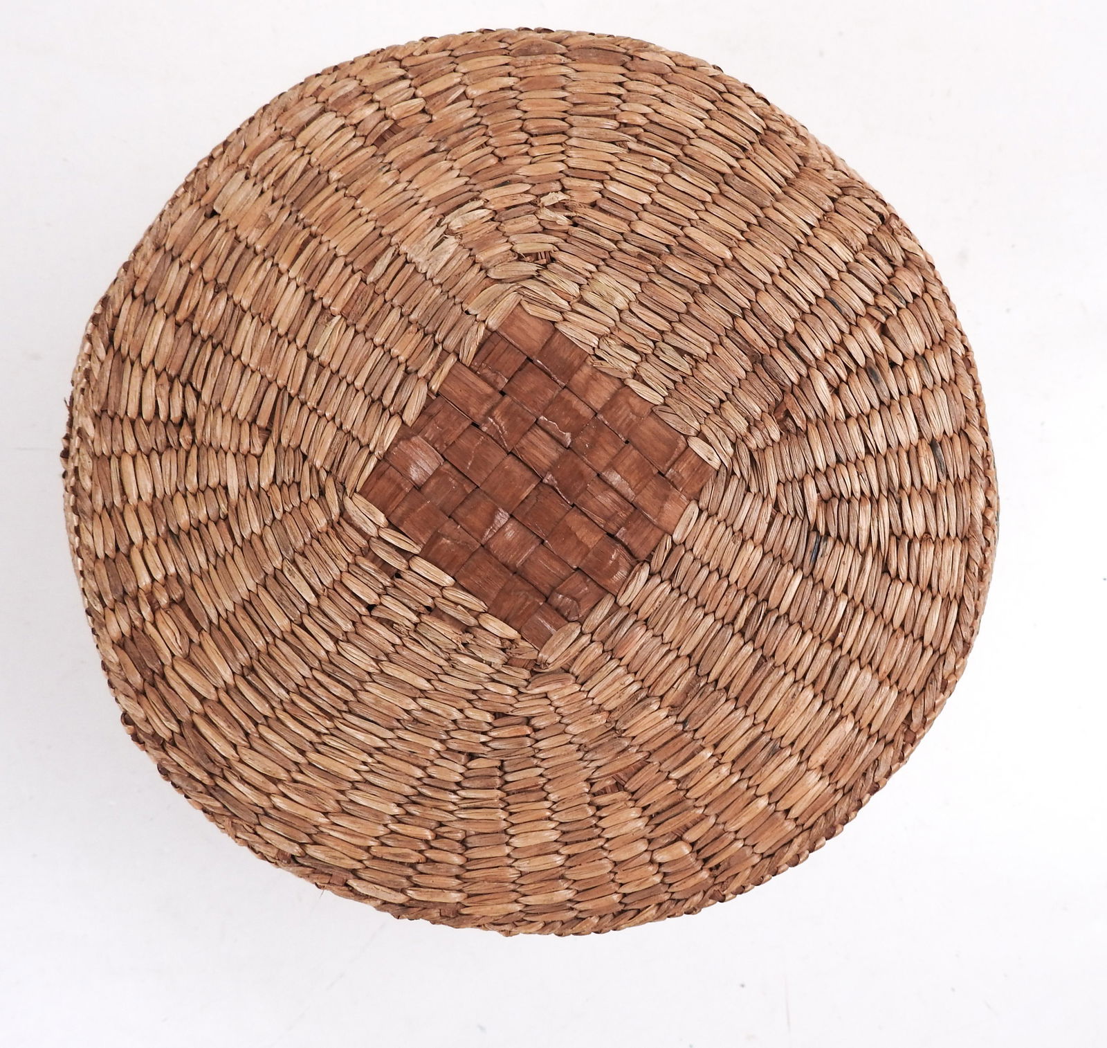 Makah Lidded Basket Whale Whaling Motif - 6