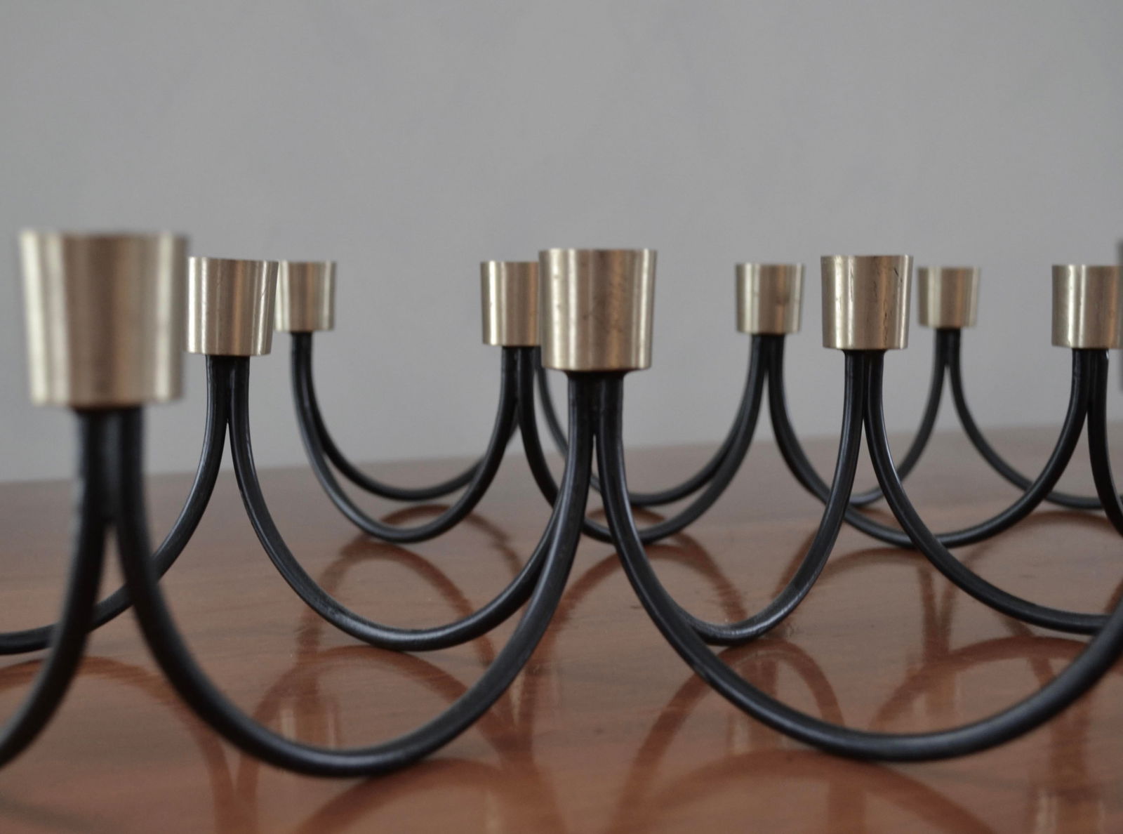 Mid Century Swedish Style Candleabras - a Pair - 3