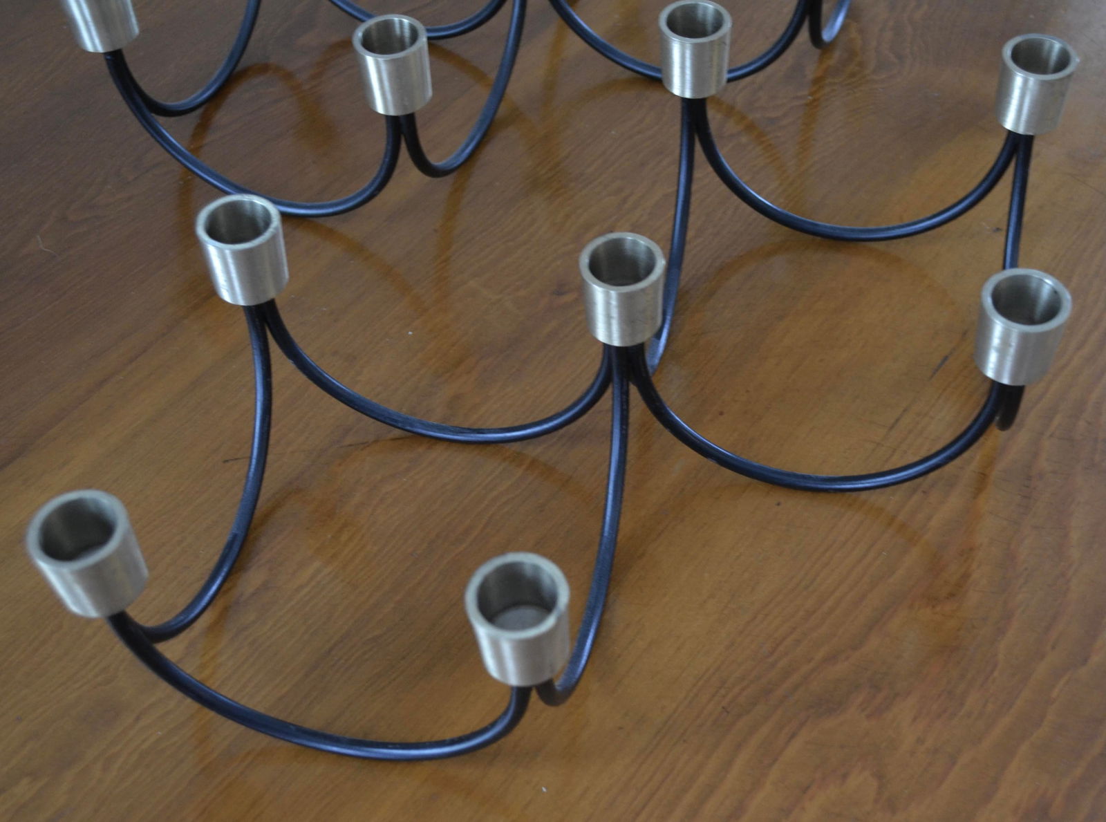 Mid Century Swedish Style Candleabras - a Pair - 4