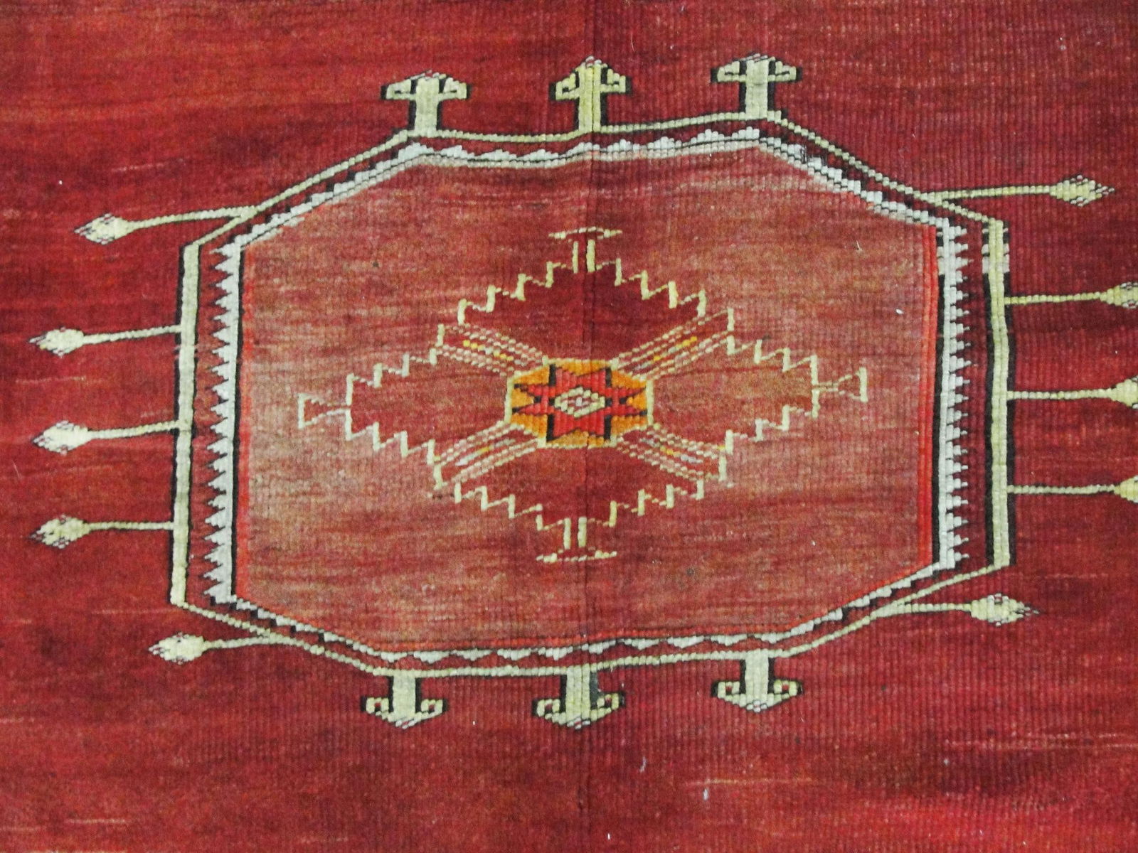 Antique Turkish Kirshehir Runner/Gallery Rug 5'5" X 11'3" - 9