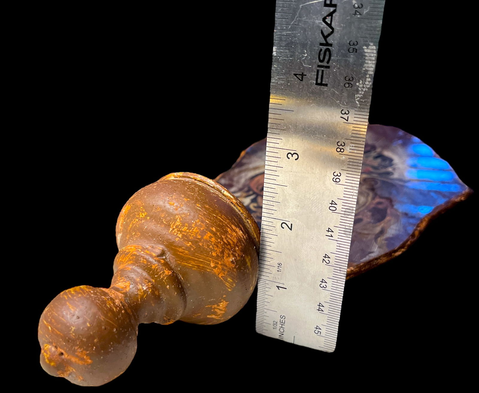 1950s Hand Painted Venetian Rustic European Coat of Arms Mirrored Shield Wall Bracket Candle Sconces - 10