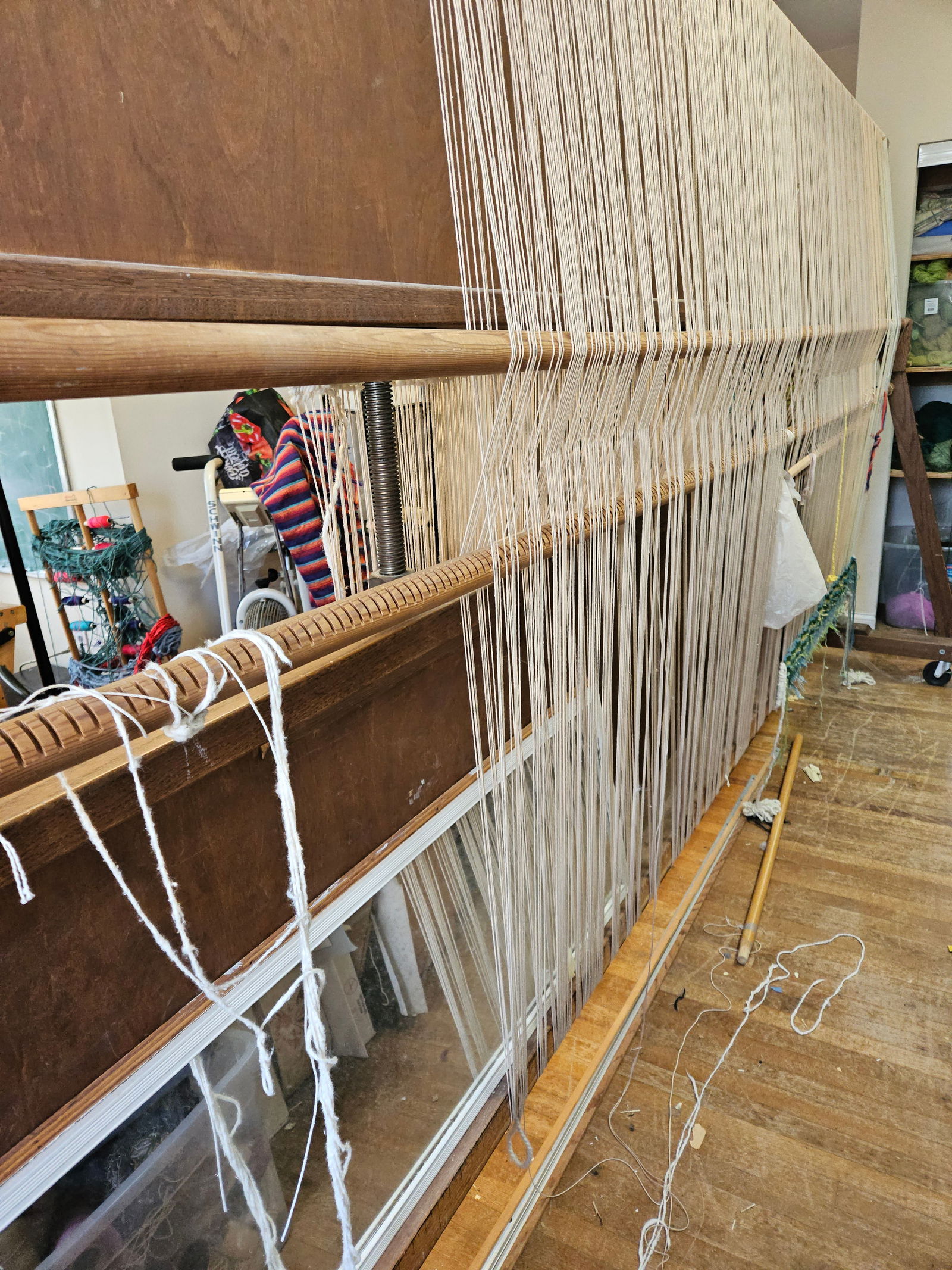 Triangle VI: Law of Three Series - Hand Woven Contemporary Tapestry - 3