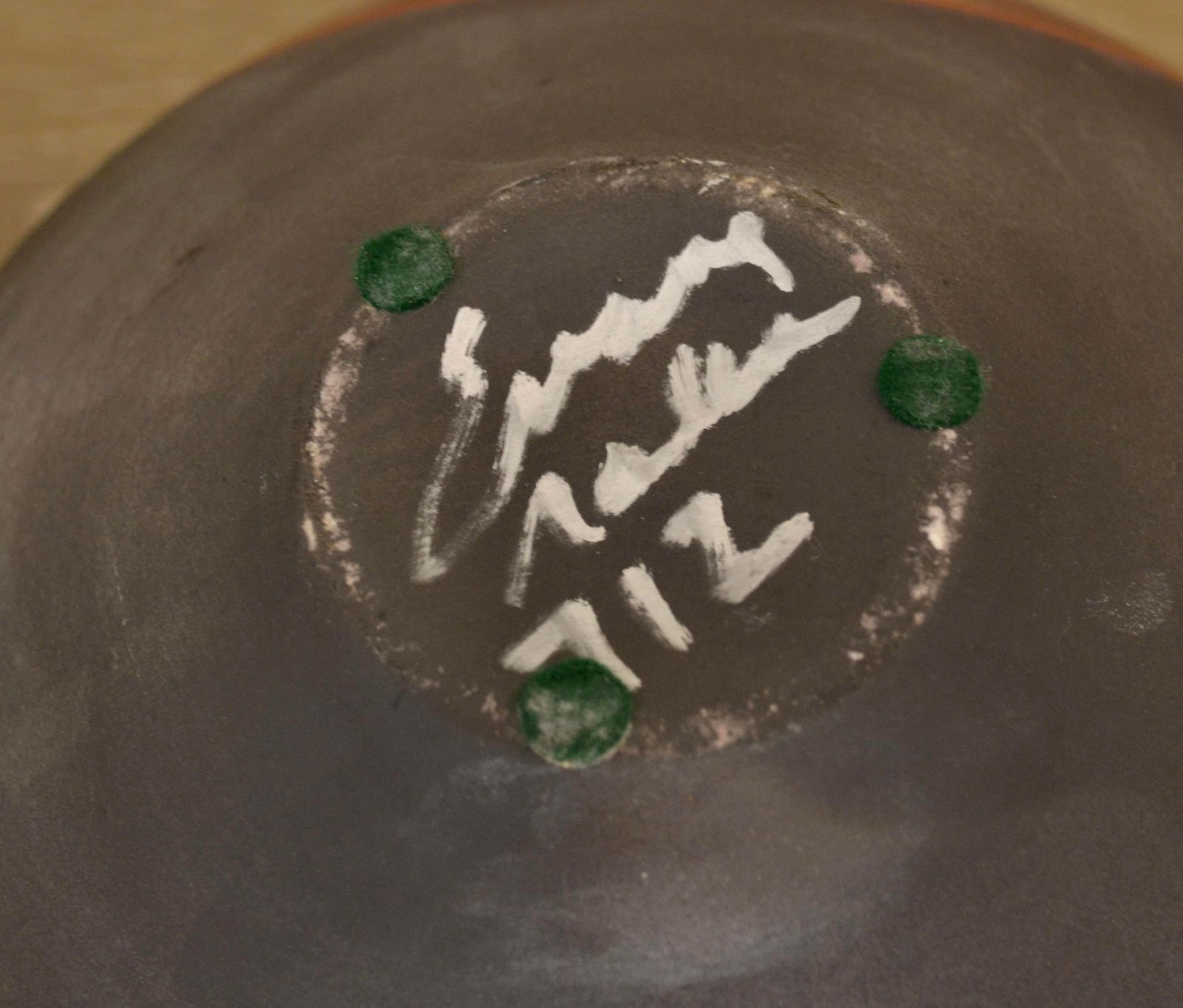 Mid 20th Century Tony Evans Purple and Metallic Copper Pottery Vase - 5