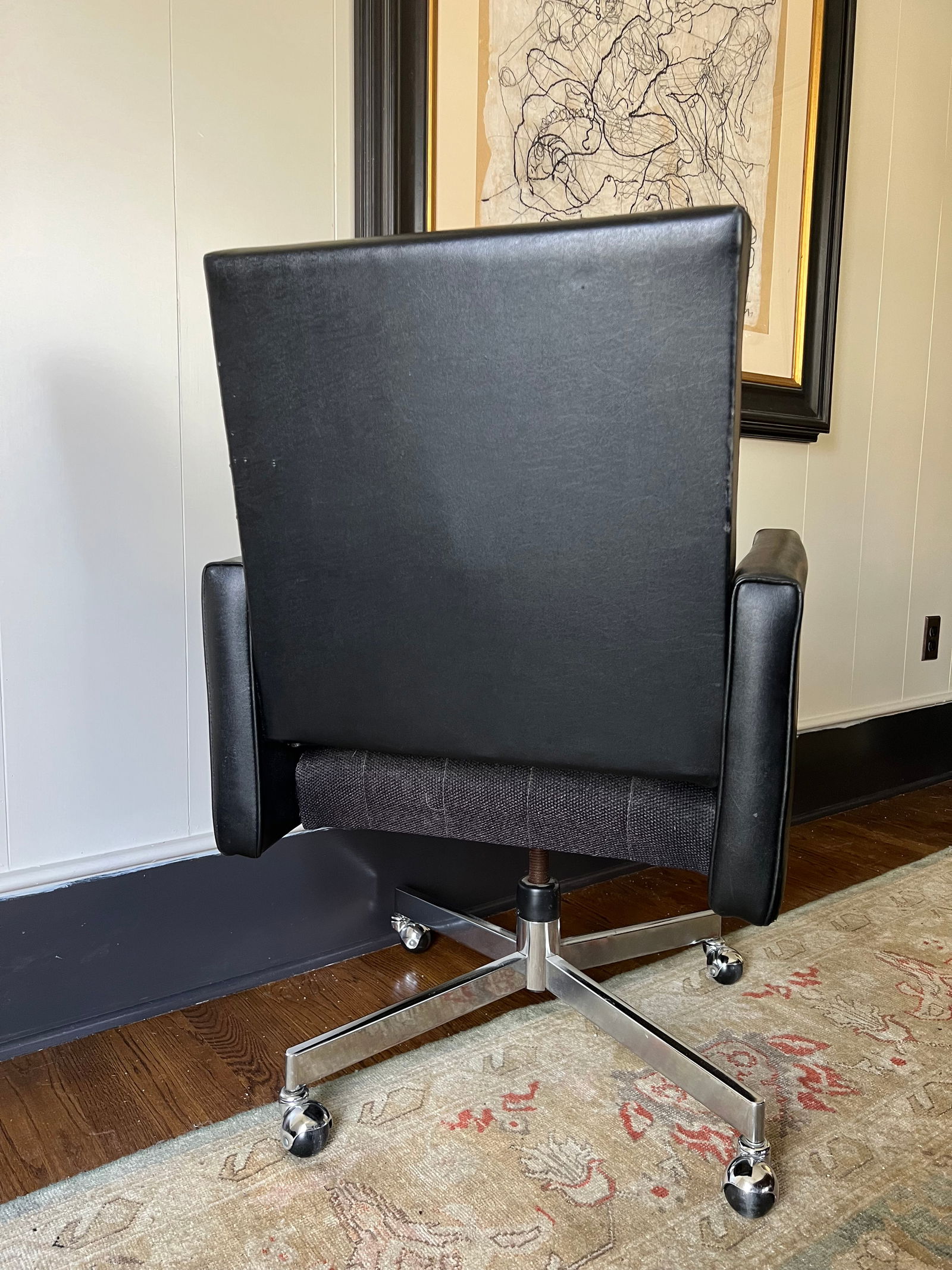 Mid 20th Century Office Chair After Vincent Cafiero - 5