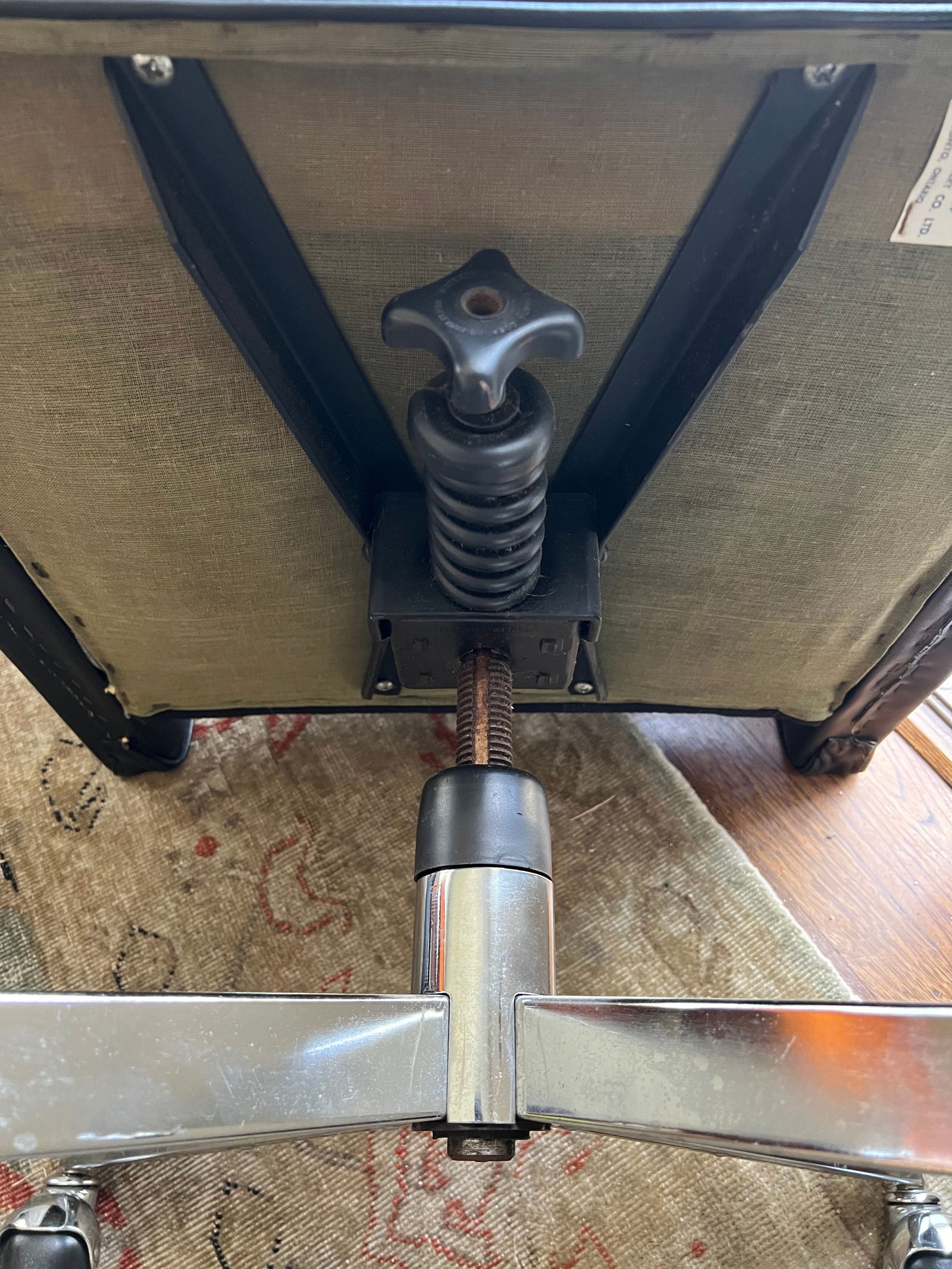 Mid 20th Century Office Chair After Vincent Cafiero - 7