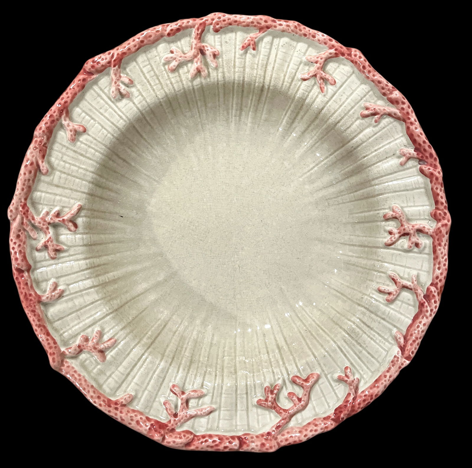 1970s Fitz & Floyd Oceana Nautilus Dinner Plates and Soup Salad Bowls - Set of 4 - 8