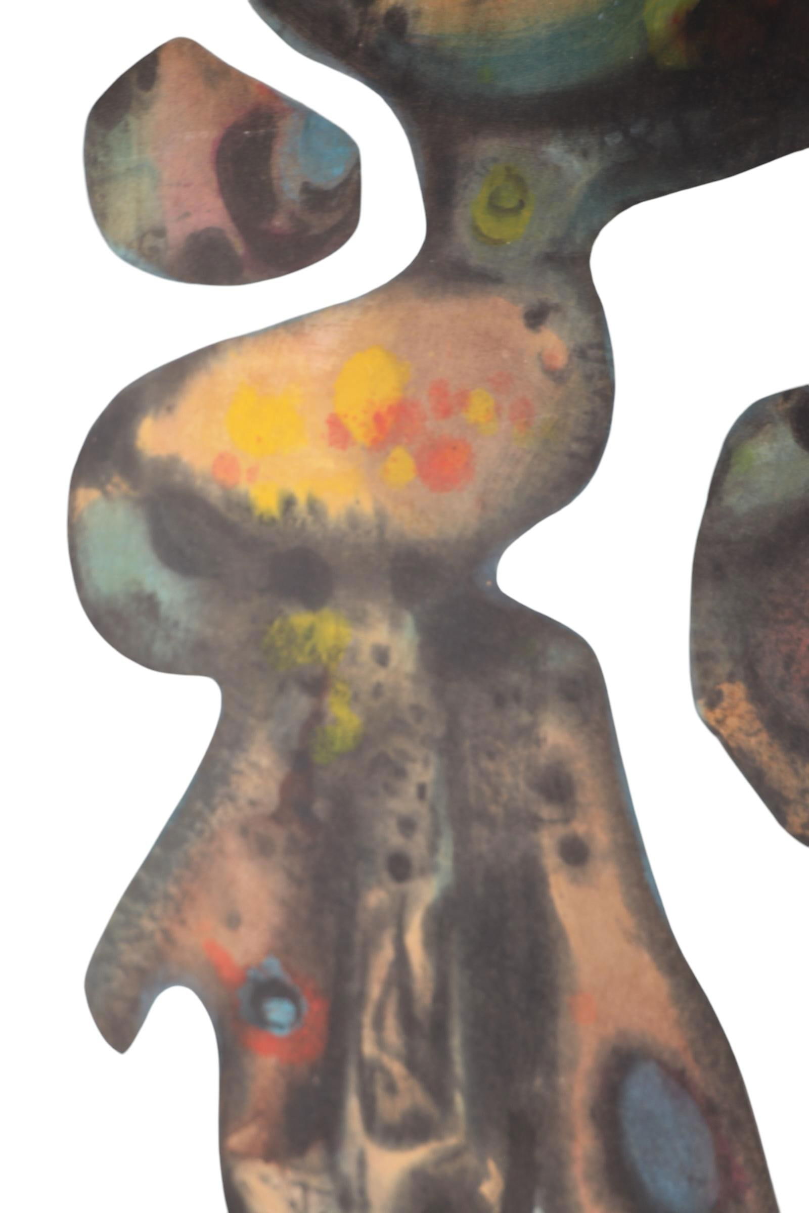 Abstract Oil Painting on Board Signed Dargis C. 1969 - 11