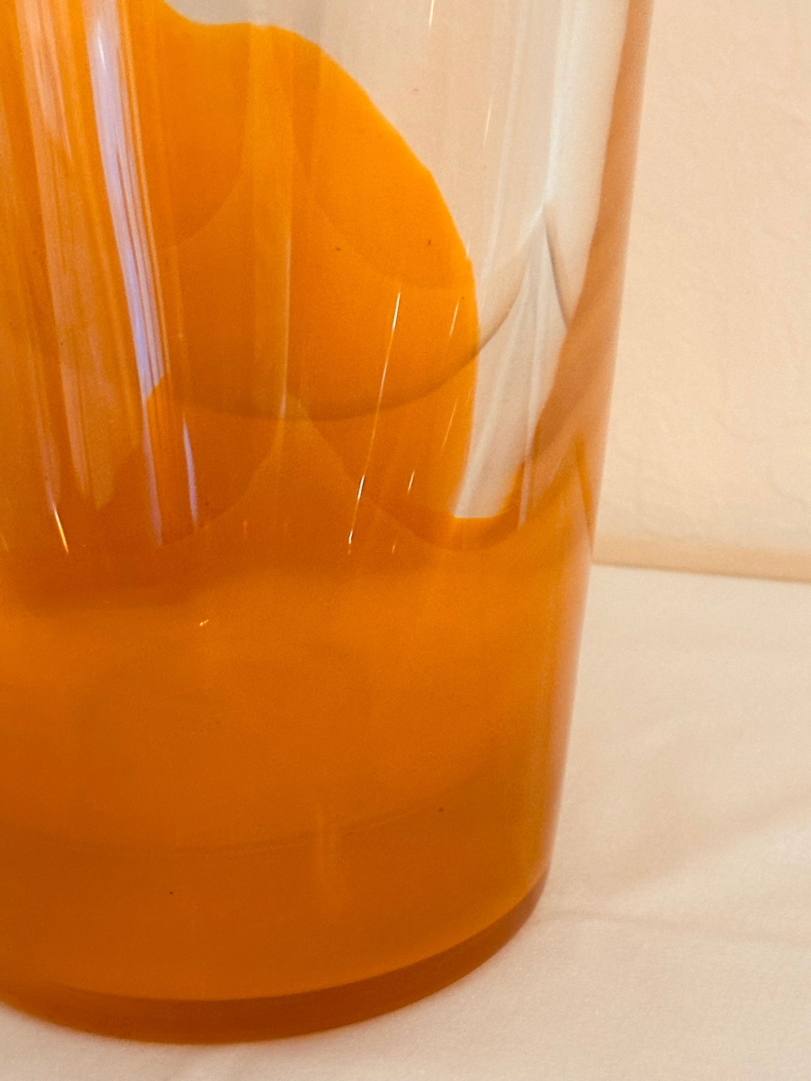 Barovier & Toso Orange Murano Glass Vase - 4