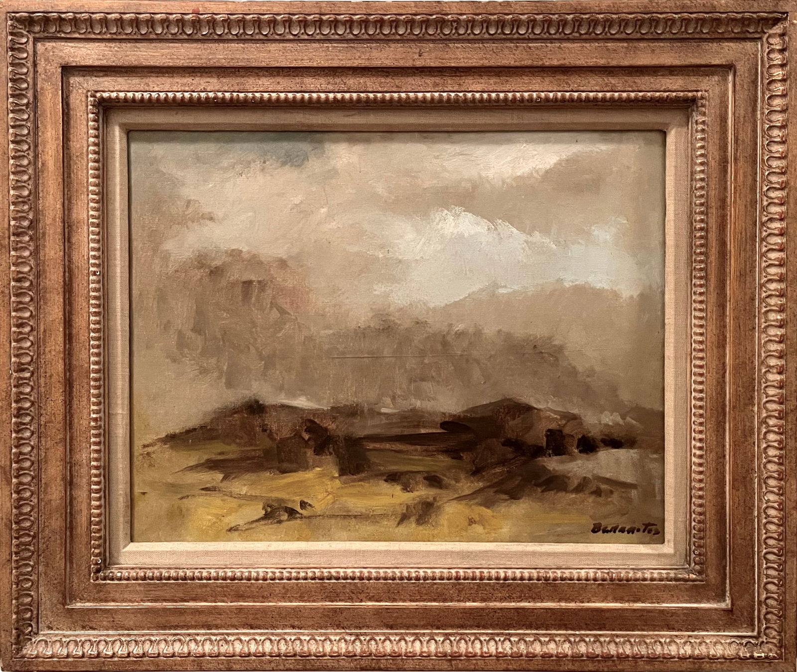 1980 Original Landscape-Custom Framed-Signed-Baranet - 7